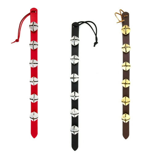 Sleigh Bell Leather Straps