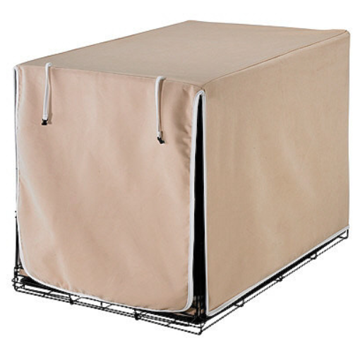 Luxury Dog Crate Cover - Butter