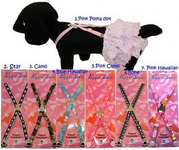 Puppy Dog Suspenders - 5 Patterns