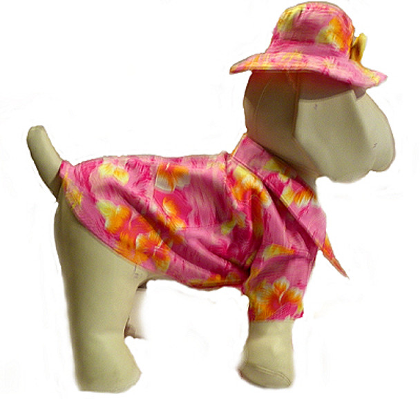 Hawaiian Print Dog Shirts