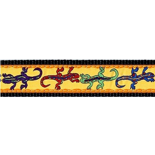 Dog Collar - Lizards - 3/4 inch