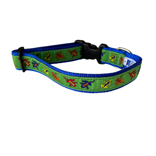 Dog Collar - Ribbit - 1/2, 3/4, 1 1/4