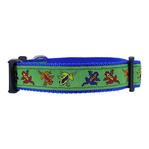 Dog Collar - Ribbit - 1/2, 3/4, 1 1/4