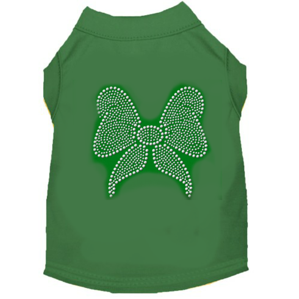 Rhinestone Bow Dog Tank