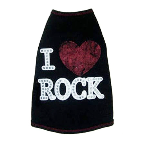 I Luv Rock Dog Tee