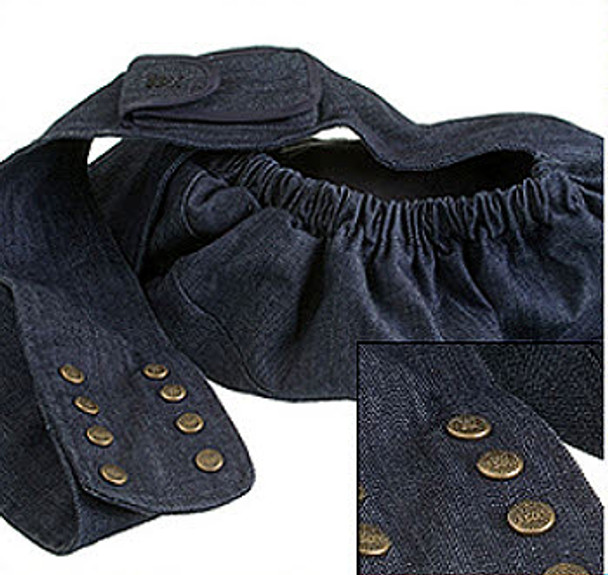 Just Hangin Messenger Style Dog Carrier - Denim