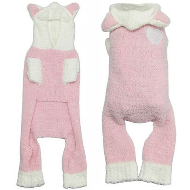 Pink Bunny Dog Jumper / Pajama by Hip Doggie