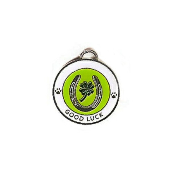 Good Luck Medallion Dog ID Tag