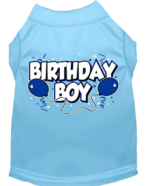 Birthday Boy Balloons Dog Tank Shirt