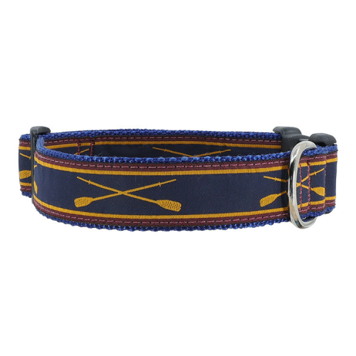 Dog Collar - Crossed Oars - 1 1/4