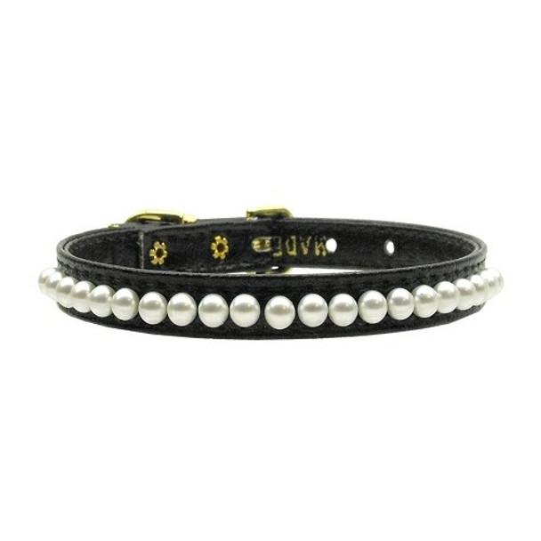 3/8" Pearl Black Dog Collar