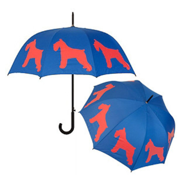 The Dog Park Umbrella Schnauzer Silhouette