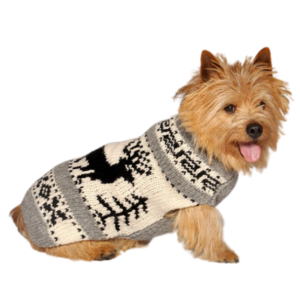Reindeer Shawl Knit Dog Sweaters