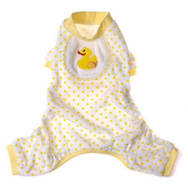 Yellow Duckie Dog Pajamas