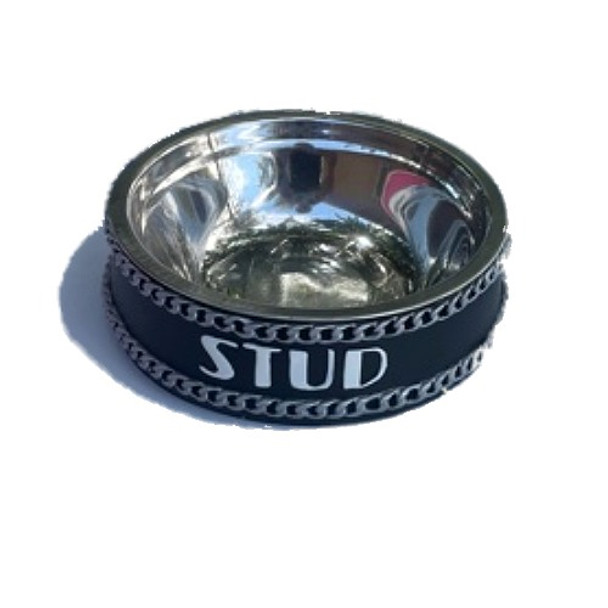 Black Stud Dog Bowl