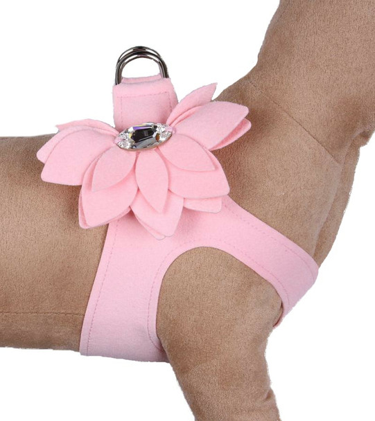 Puppy Pink Water Lily Step in Dog Harness