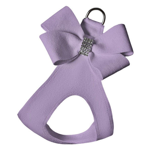 French Lavender Nouveau Bow Step in Dog Harness