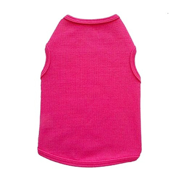 ZBlank Flamingo Pink Dog Tank Top by I See Spot