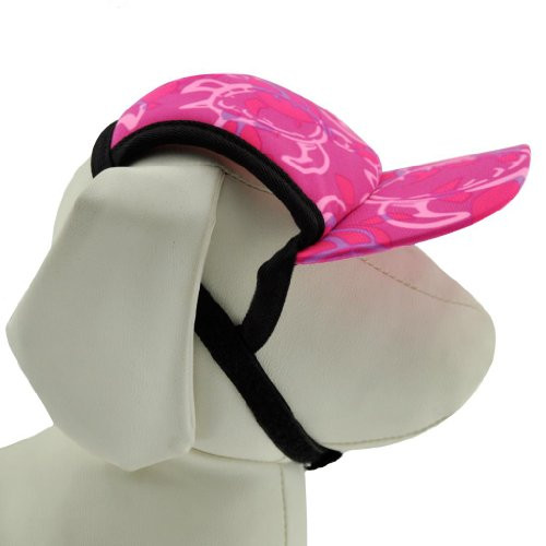 Tuga Pink Sun Protective Dog Visor Hats for Dogs