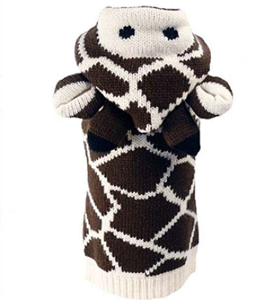 Cute Giraffe Hoodie Dog Sweater - XXS & XL