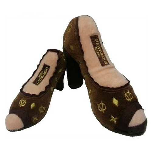 Chewy Vuiton Shoe Plush Dog Toy