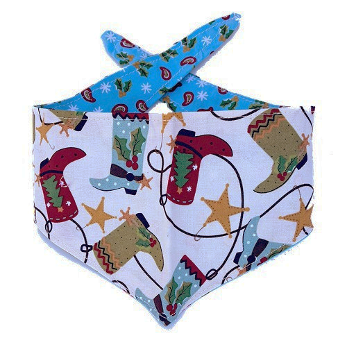 Christmas Dog Bandana - Boot Scootin Christmas