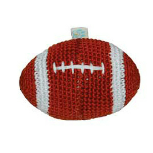 Football PAWer Squeaker Dog Toy