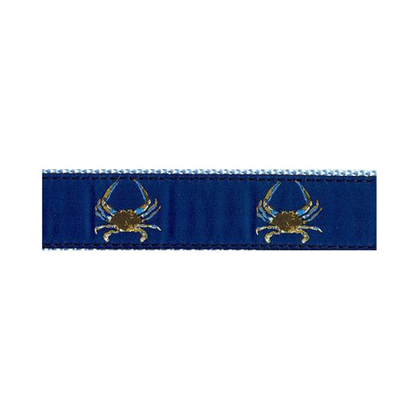 Dog Collar - Maryland Blue Crab - 3/4, 1 1/4