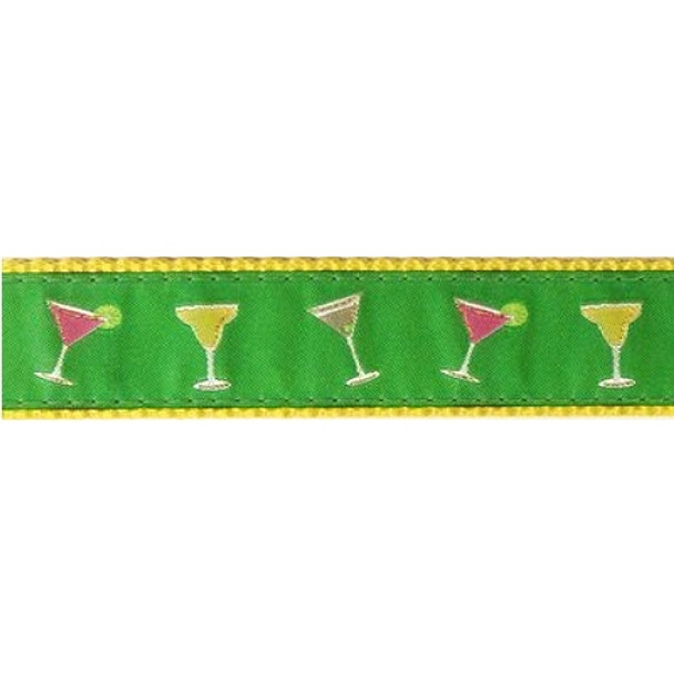 Dog Collar - Happy Hour - 3/4 & 1 1/4