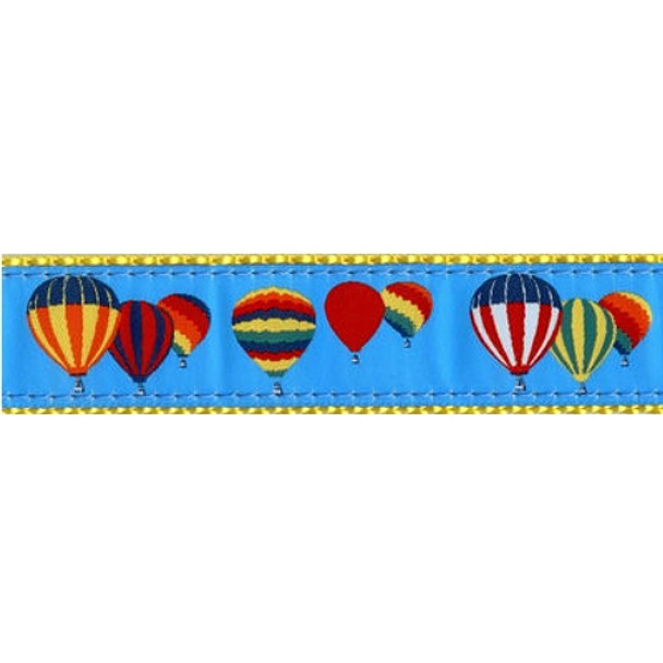 Dog Collar - Hot Air Balloons - 3/4 & 1 1/4