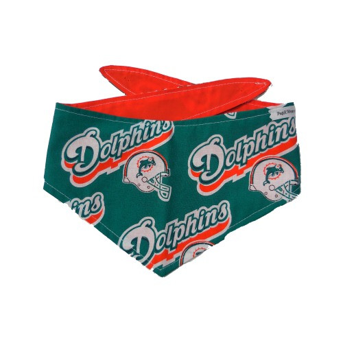 Miami Dolphins NFL Dog Bandanas - Turquoise