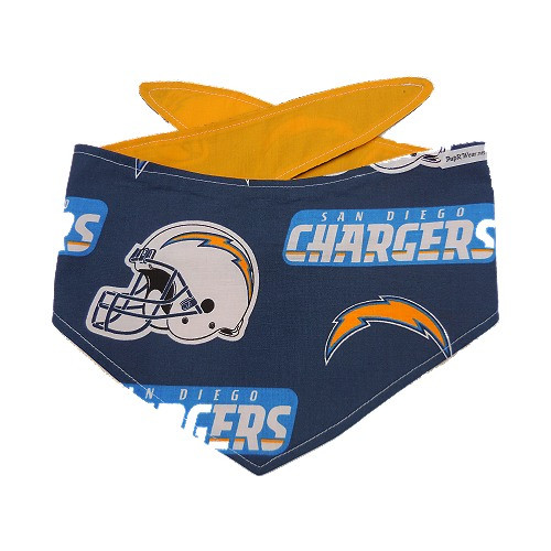 San Diego Chargers NFL Dog Bandanas