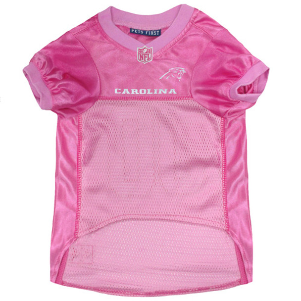 Carolina Panthers Pet Dog Jersey - Pink