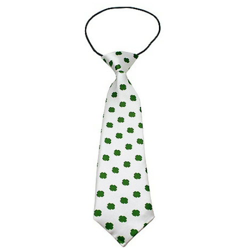 Big Dog Neck Ties - Green Shamrocks