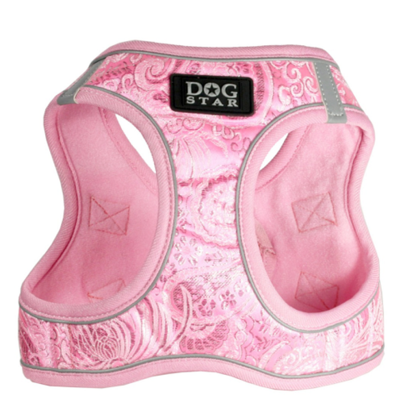 EZ Reflective Royal Elegance Dog Harness Vest - Pink