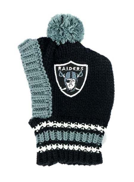 NFL Oakland Raiders Knit Dog Ski Hat