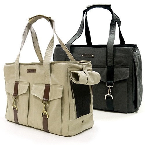 Buckle Tote V2 Dog Carrier - Beige or Charcoal