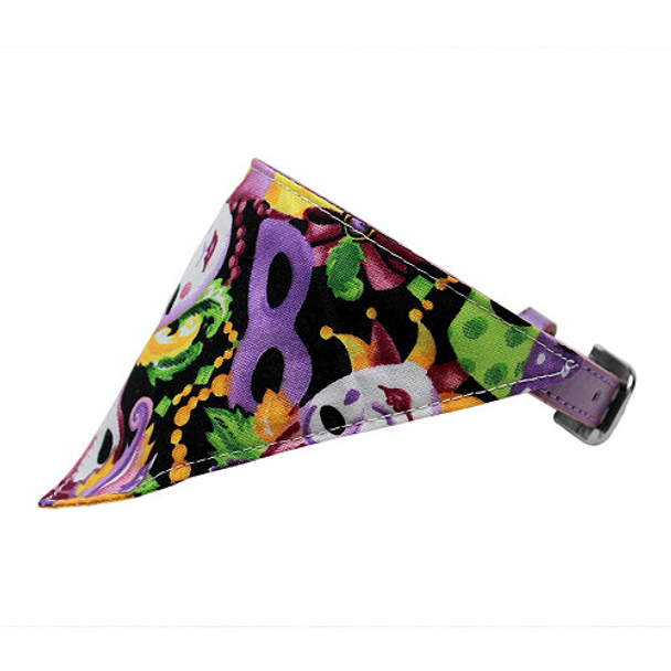 Dog Collar Bandana - Mardi Gras