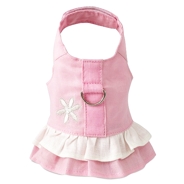 Pink Hemp Dog Harness