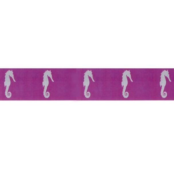 Orchid Seahorse, 1/2, 3/4 & 1.25 inch Dog & Cat Collar