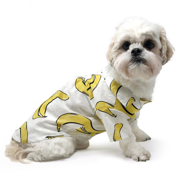 dog banana shirt