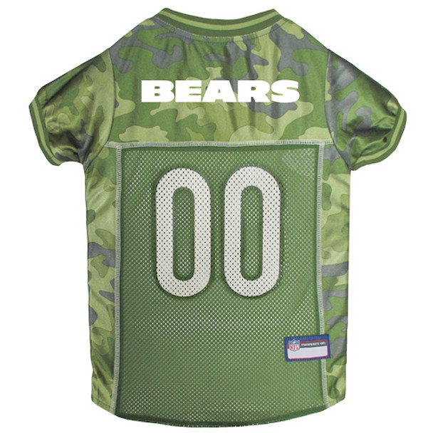 Chicago Bears Pet Camo Jersey