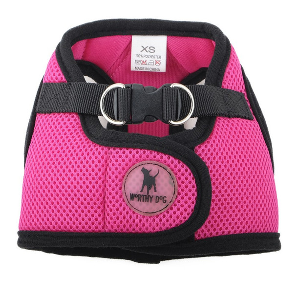 Worthy Dog Step-in Sidekick Dog Harness - Pink