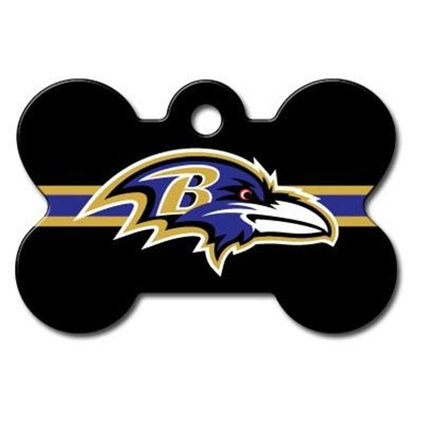 Baltimore Ravens Bone ID Tag