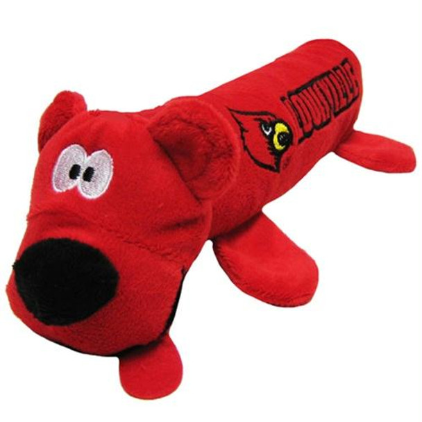 Louisville Cardinals Plush Tube Pet Toy