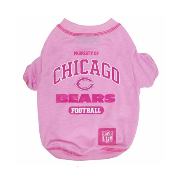 Chicago Bears Pink Dog T-Shirt