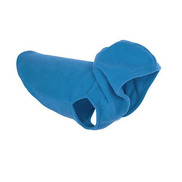 Warm Stretch Fleece Hoodie Dog Vest Wrap - Blue