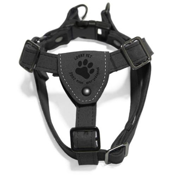 Luxury Step in Dog Harness - Black / Black