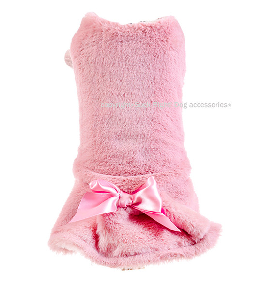 Designer Pink Pompadour Dog Dress