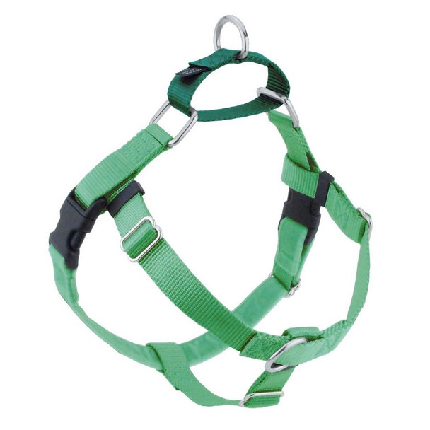 Neon Green Freedom No-Pull Dog Harness & Optional Leads